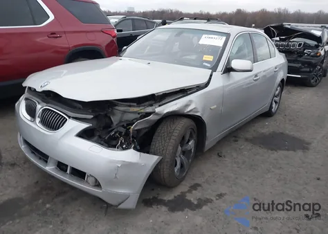 2007 BMW 530I z USA, uszkodzony, nr VIN WBANE73517CM44663